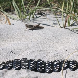 Wooden Tribal Dominoes Bracelet